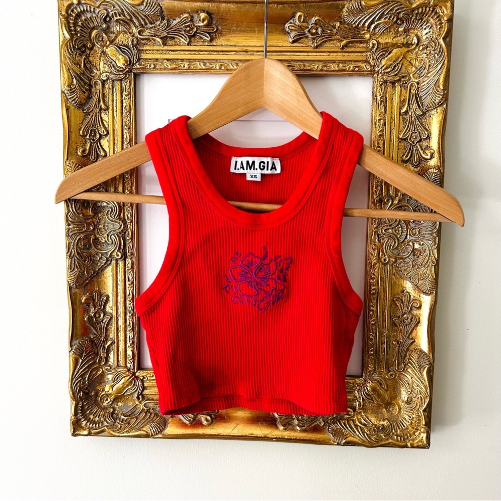 I.AM.GIA Hibiscus Vea Crop Tank